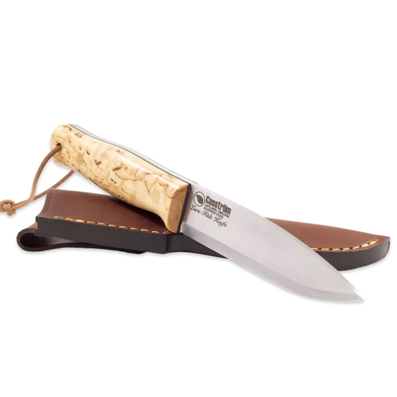 Casstrom Lars Falt Knife Curly Birch Handle Carbon Steel Blade